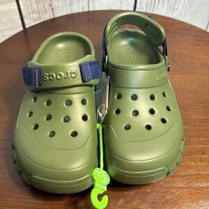 CROCS OFF- ROAD SPORTS CLOG military green nwt
